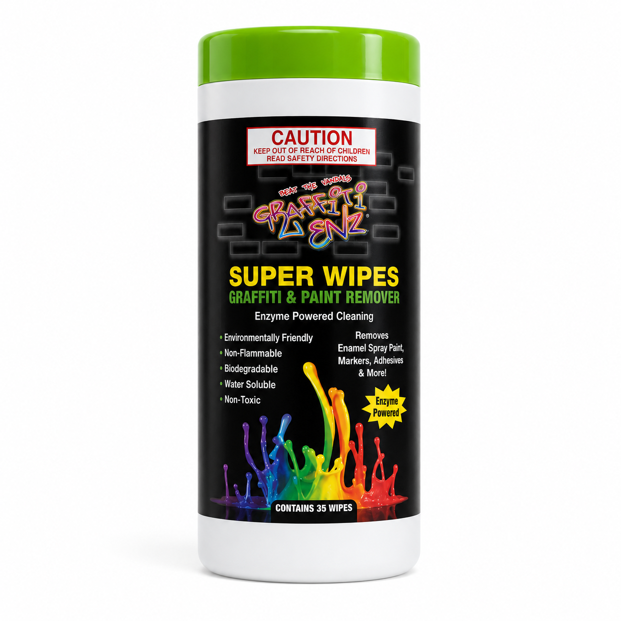 Graffiti-Enz Super Wipes professional graffiti-removal wipes